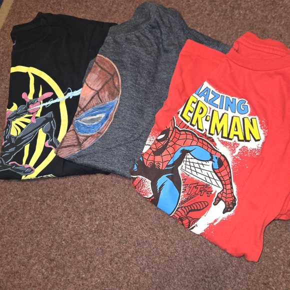 Marvel Other - Spider-Man 10-12 Lot Of 3 T-Shirts